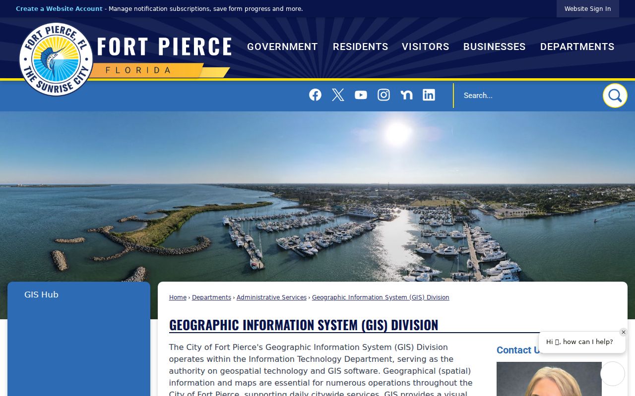 Fort Pierce GIS resources used with the ZIP code directory